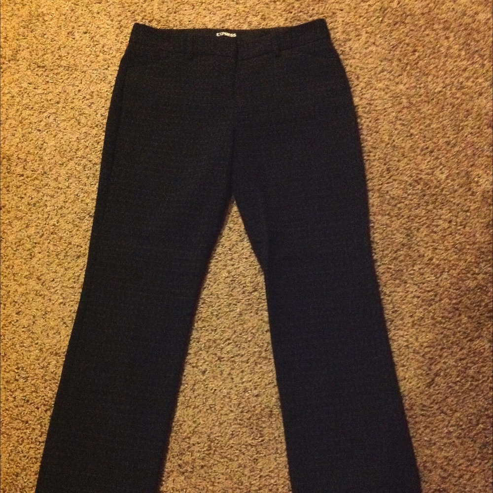 Express "Editor" Patterned Trousers